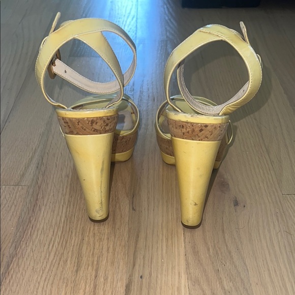 Yellow Platform Heels - Picture 6 of 6
